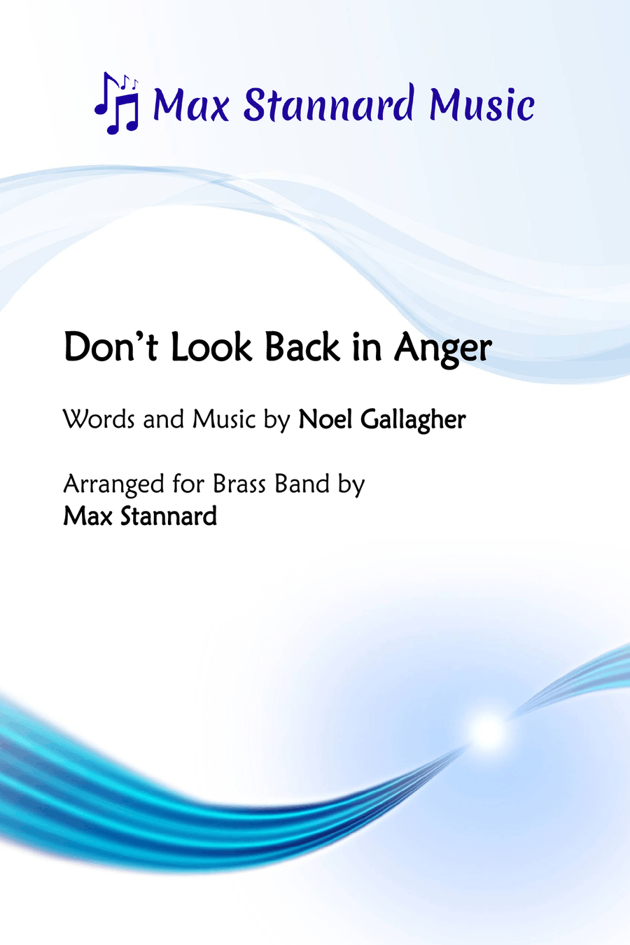 Don't Look Back In Anger Brass Band scores gallery preview page 1
