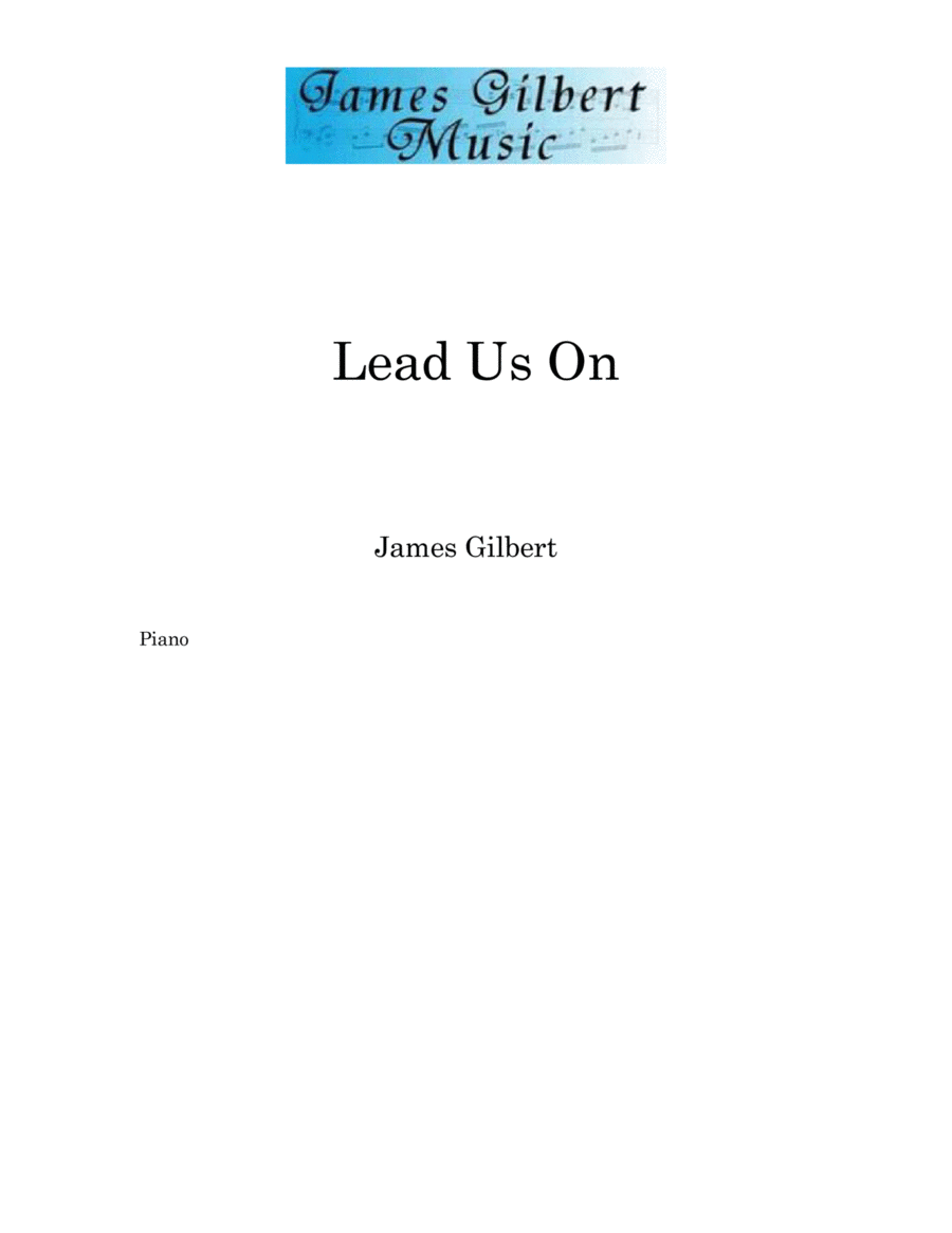 Lead Us On Lead Us On Piano Solo scores gallery preview page 1