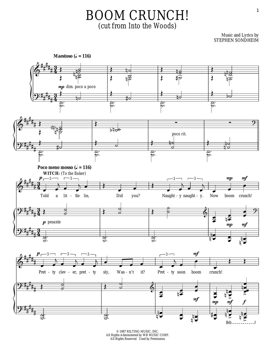 Boom Crunch Voice scores gallery preview page 1