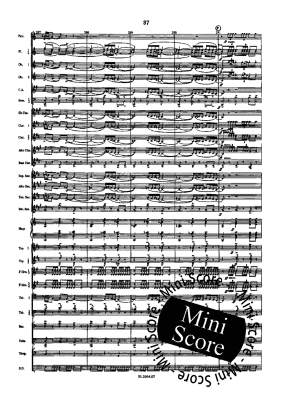 Bolero Concert Band scores gallery preview page 41