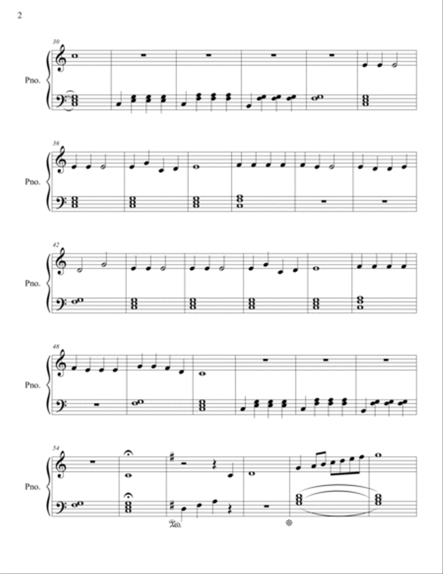 Christmas Medley (Christmas Collection, Easy Piano) Easy Piano scores gallery preview page 2