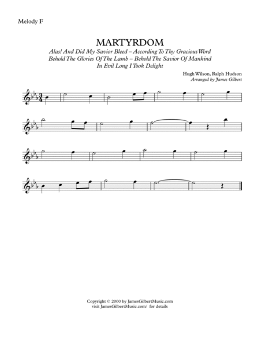 MARTYRDOM Small Ensemble scores gallery preview page 5