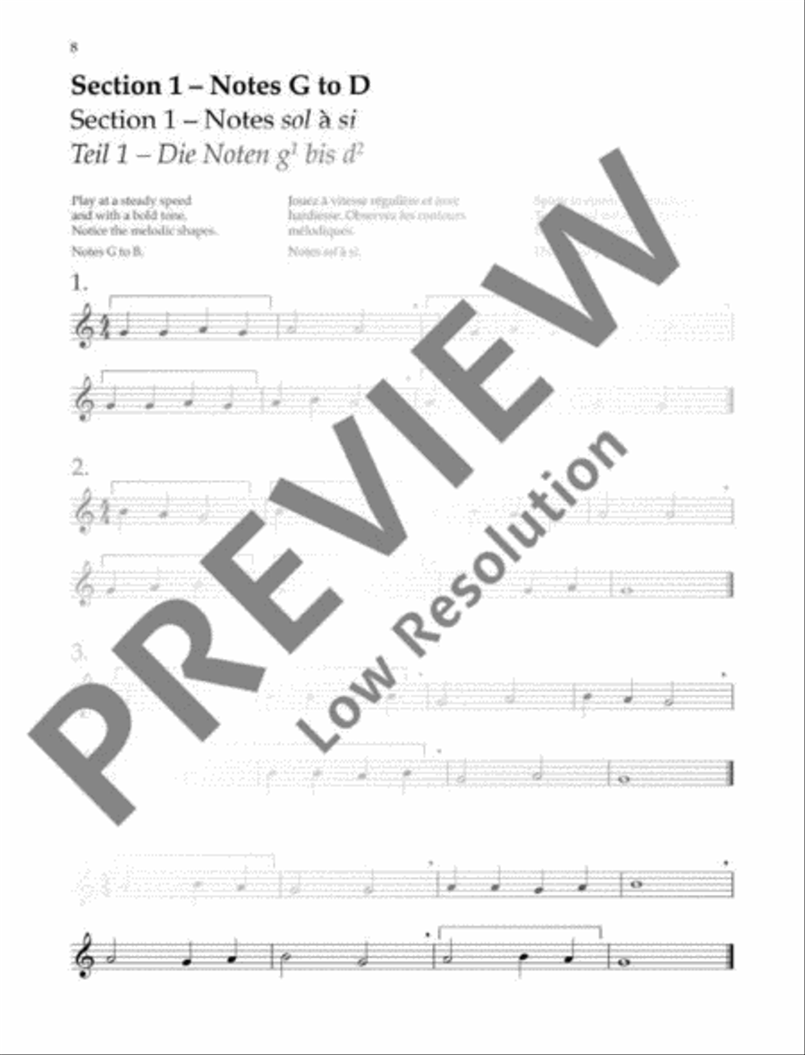Saxophone Sight-Reading 1 Saxophone Solo scores gallery preview page 9