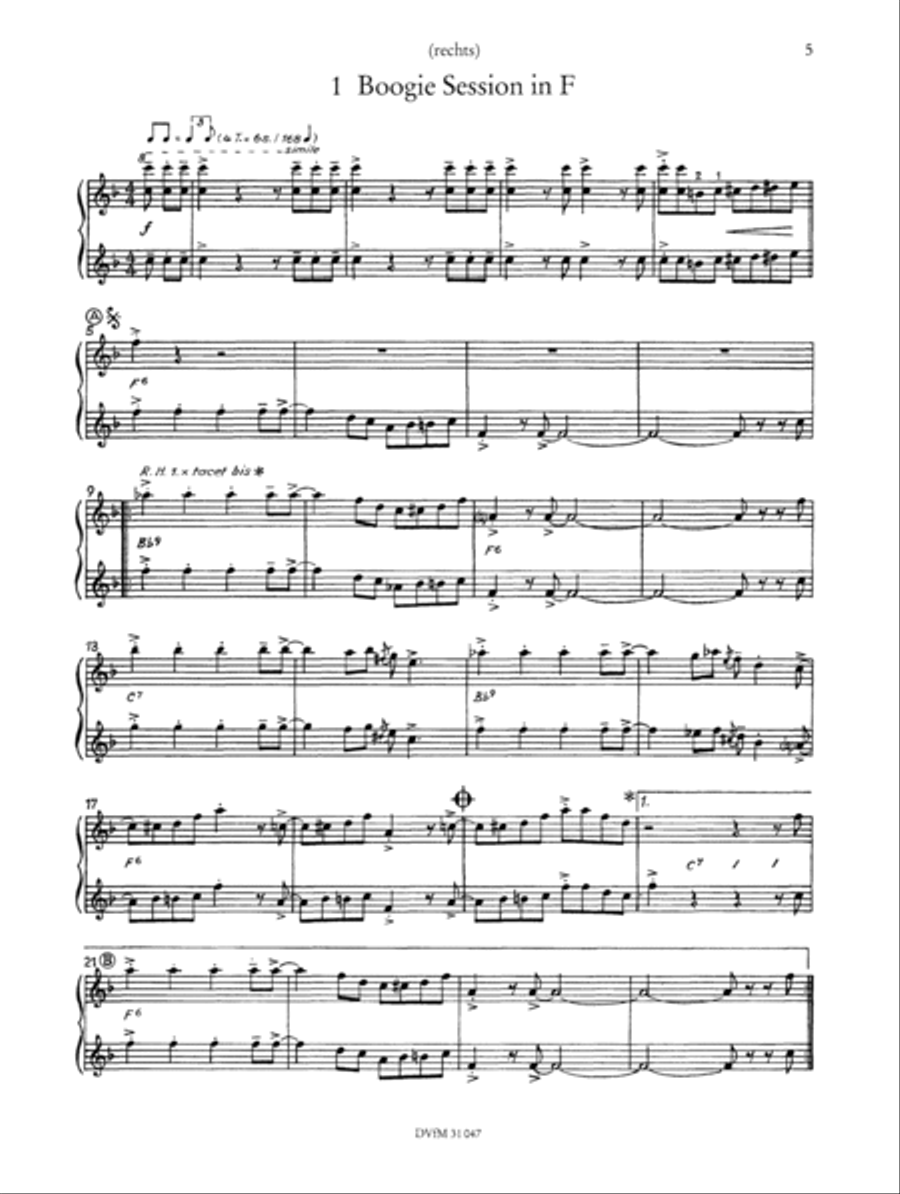 Jazz Parnassus Four-Handed Piano Duet scores gallery preview page 3