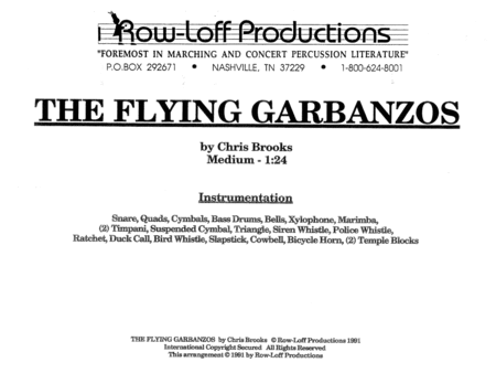 Flying Garbanzos, The w/Tutor Tracks