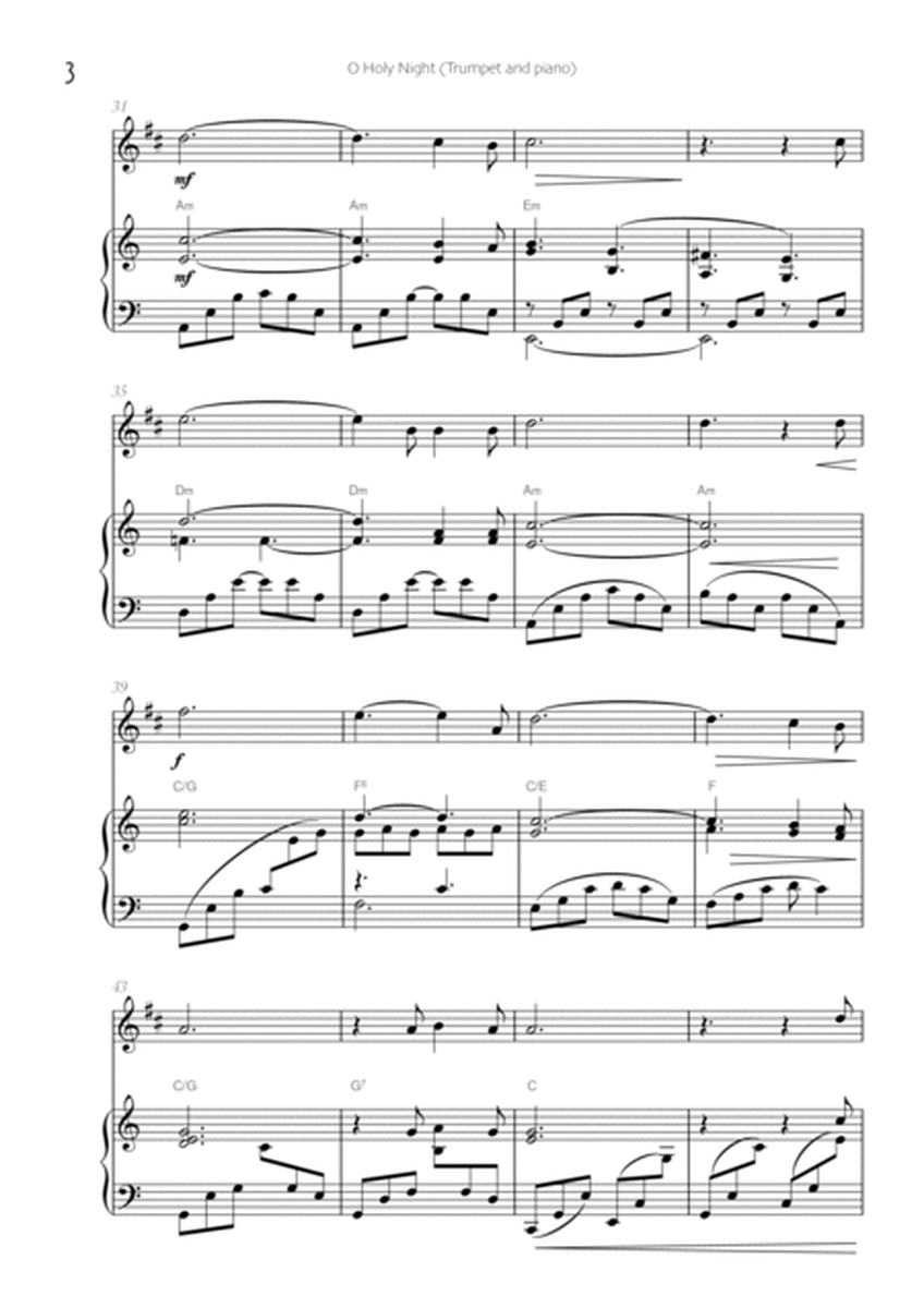O Holy Night - trumpet (Bb) and piano image number null