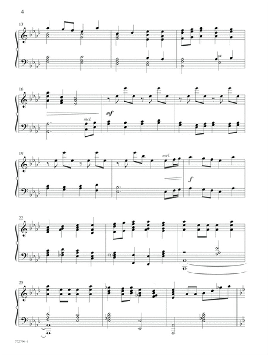 Crucified and Triumphant King! Piano Solo scores gallery preview page 3