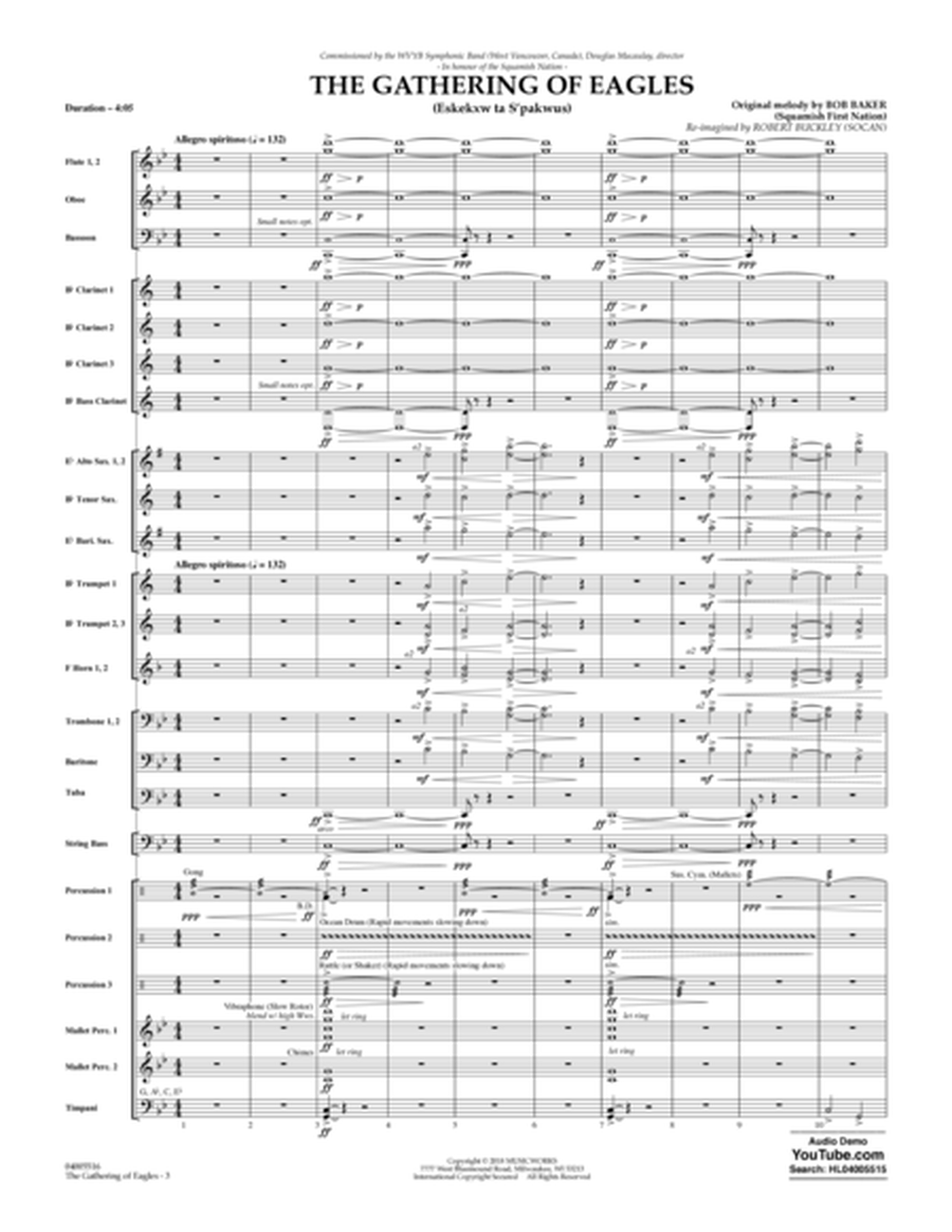 The Gathering of Eagles - Conductor Score (Full Score)