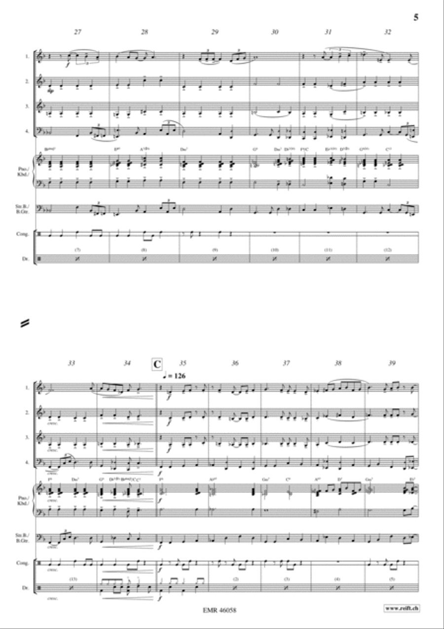 Embraceable You Woodwind Quartet scores gallery preview page 4