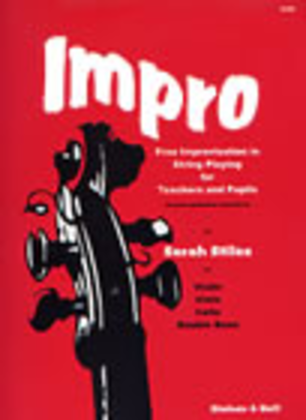 Book cover for Impro. Free Improvisation for String Playing