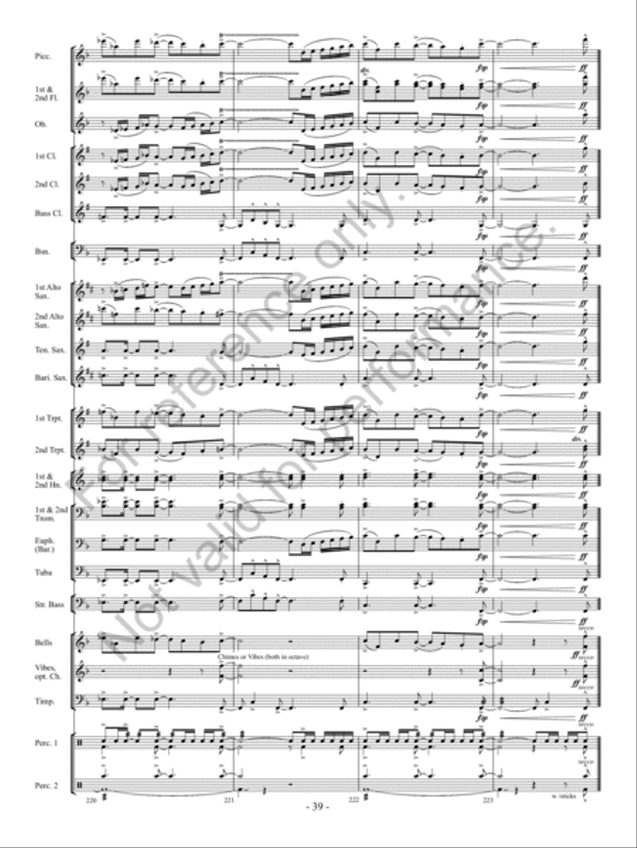 As Spring Arrives As Spring Arrives Concert Band scores gallery preview page 38
