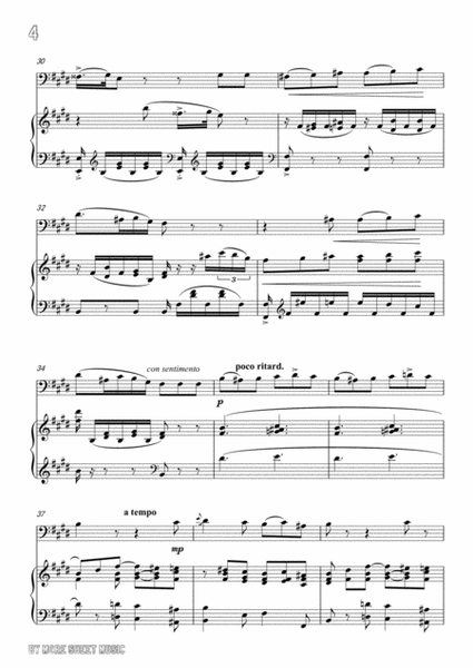 Bellini-Quando incise su quel marmo,for Cello and Piano image number null