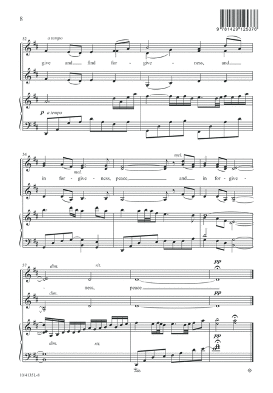 The Time for Turning SSA scores gallery preview page 9