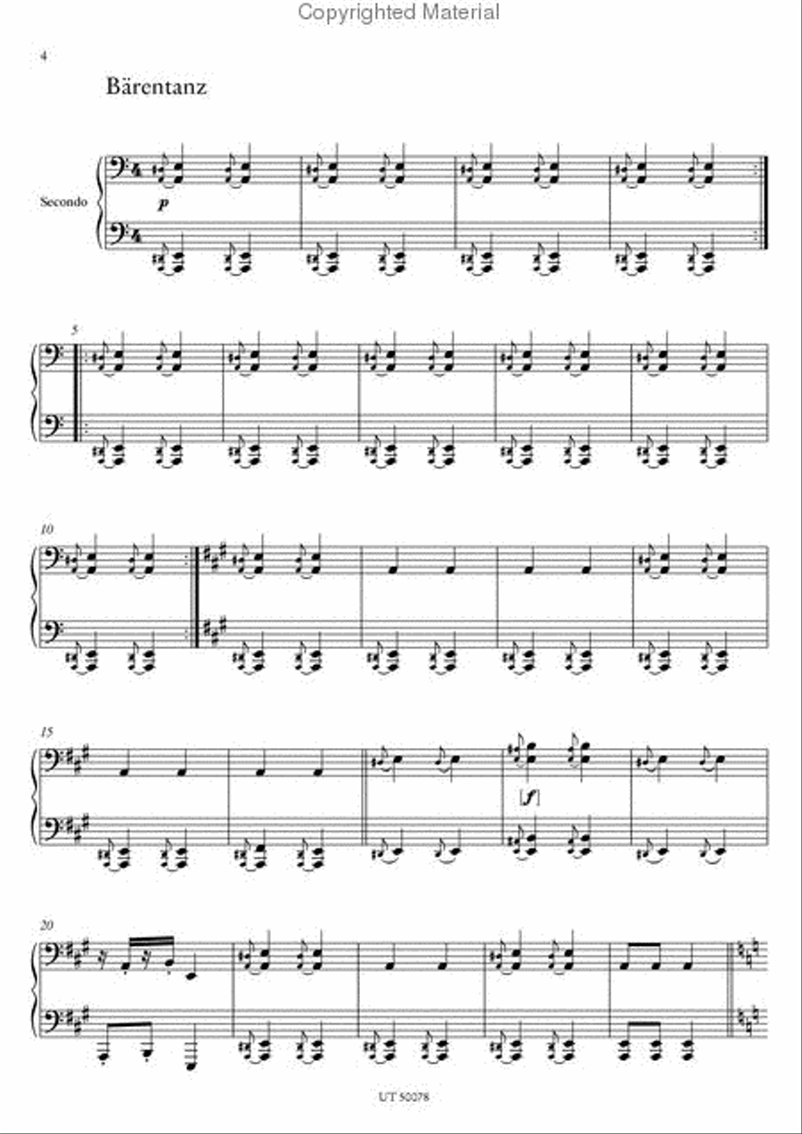 Complete Works for Piano Four Hands Vol. 1 Chamber Music scores gallery preview page 6