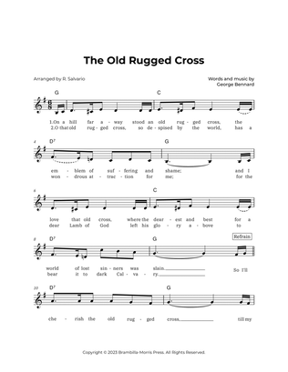 The Old Rugged Cross (Key of G Major)