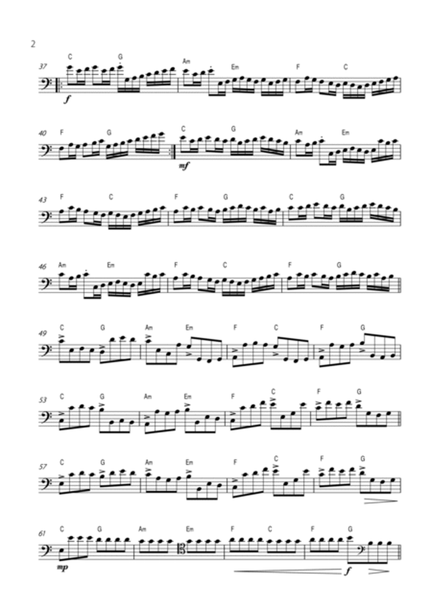 "Canon" by Pachelbel - Version for BASSOON SOLO. image number null