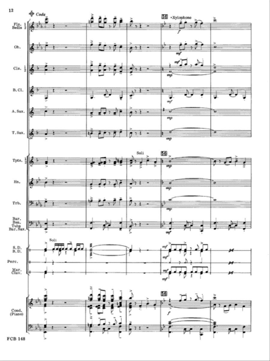 Calypso Magic Concert Band scores gallery preview page 12