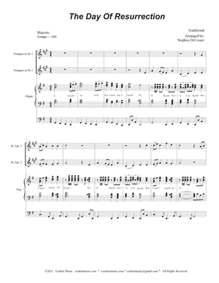 The Day Of Resurrection (Duet for Bb-Trumpet - Organ Accompaniment)