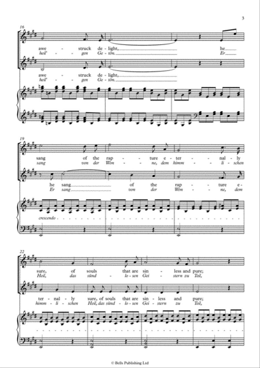 The Angel, Op. 48 No. 1 (E Major) Piano Accompaniment scores gallery preview page 3