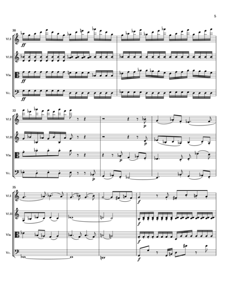 Joseph Haydn  - String Quartet in C major, Op. 76 No. 3 "Emperor"(Score&parts)