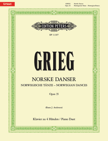 Norwegian Dances Op. 35 for Piano Duet