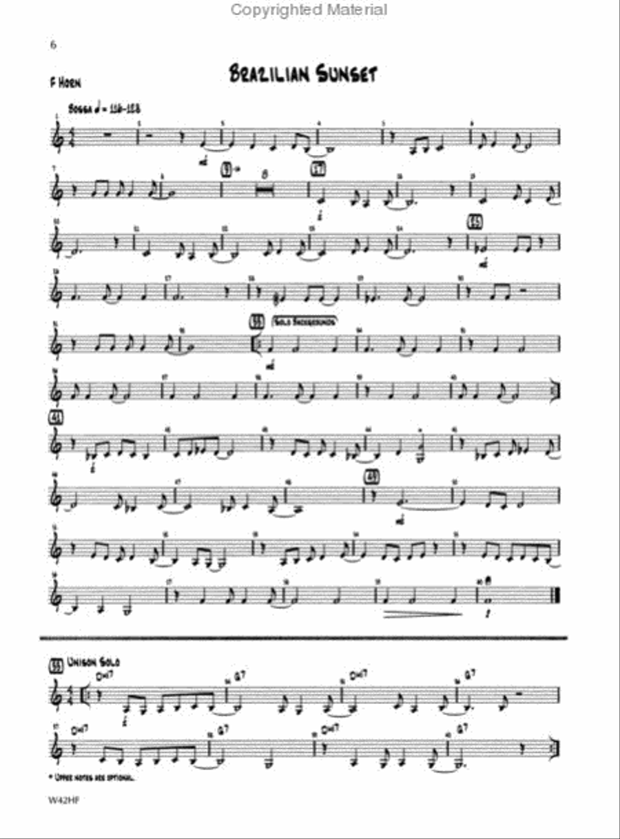 Standard of Excellence First Jazz Performance-French Horn Concert Band scores gallery preview page 3