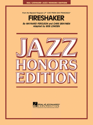 Book cover for Fireshaker - Jazz Ensemble