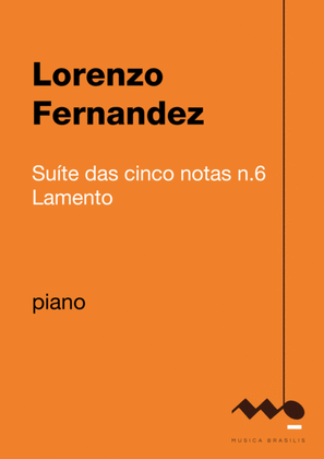 Book cover for Suite das cinco notas n.6 - Lamento