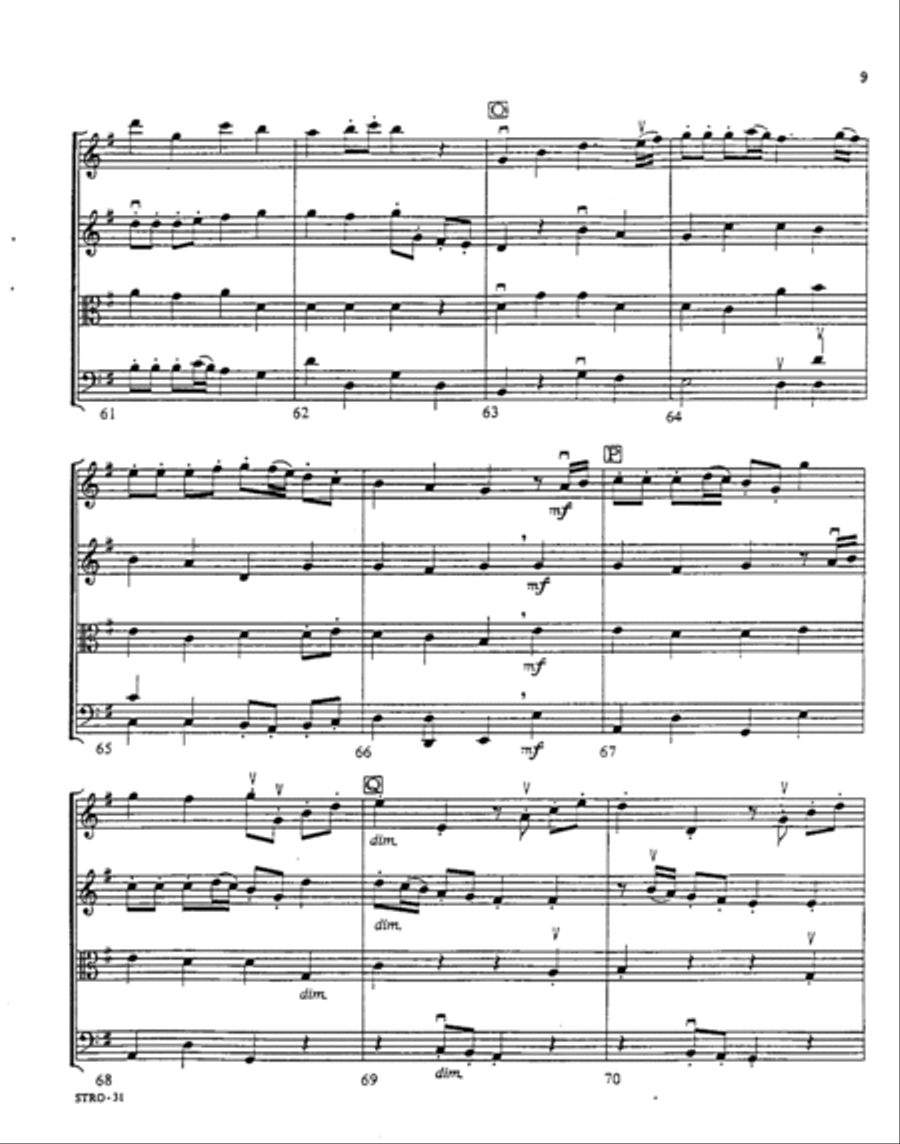 Concerto Grosso, Op. 6 No. 1 in G: Allegro Orchestra scores gallery preview page 8
