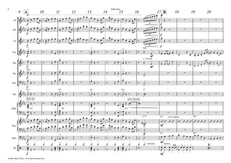 Another Day Of Sun Clarinet scores gallery preview page 2