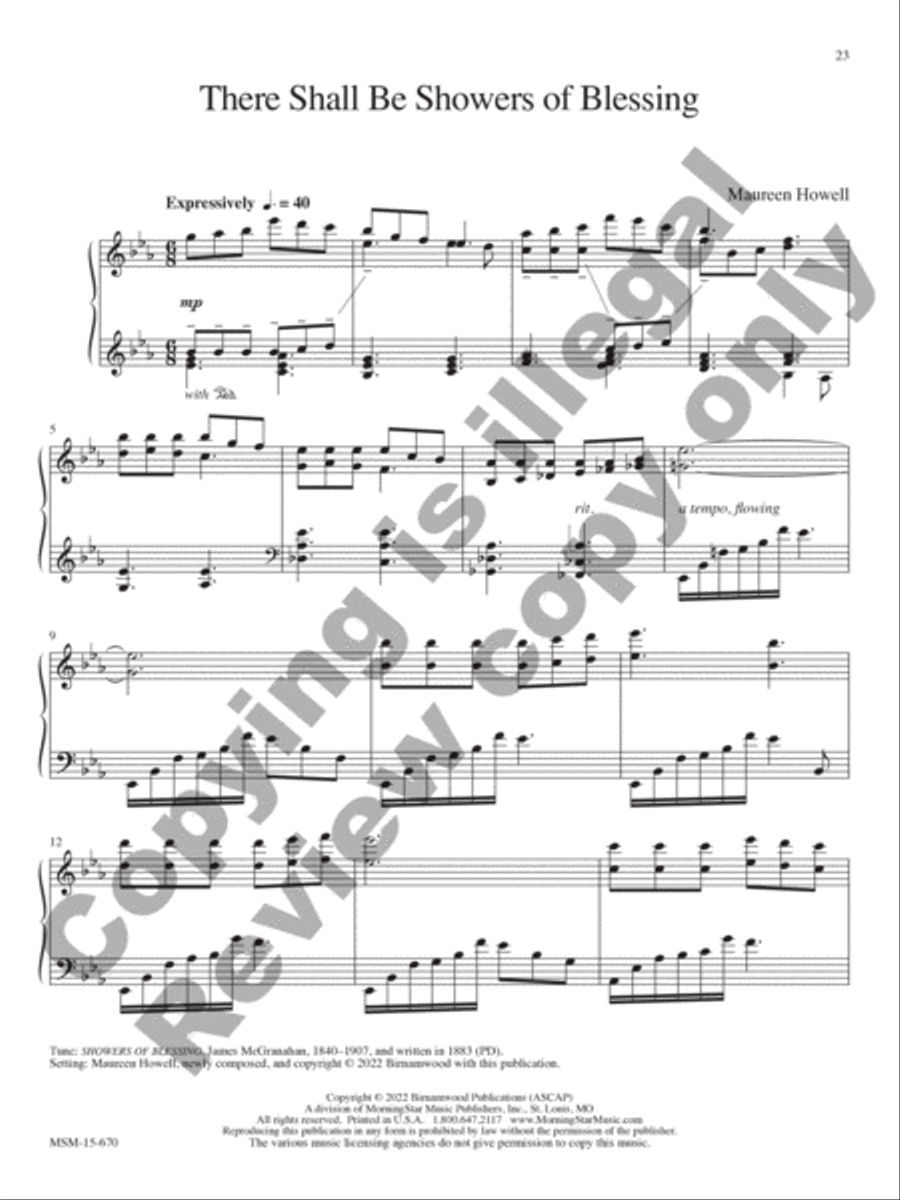 I Sing the Mighty Power of God Piano Solo scores gallery preview page 11