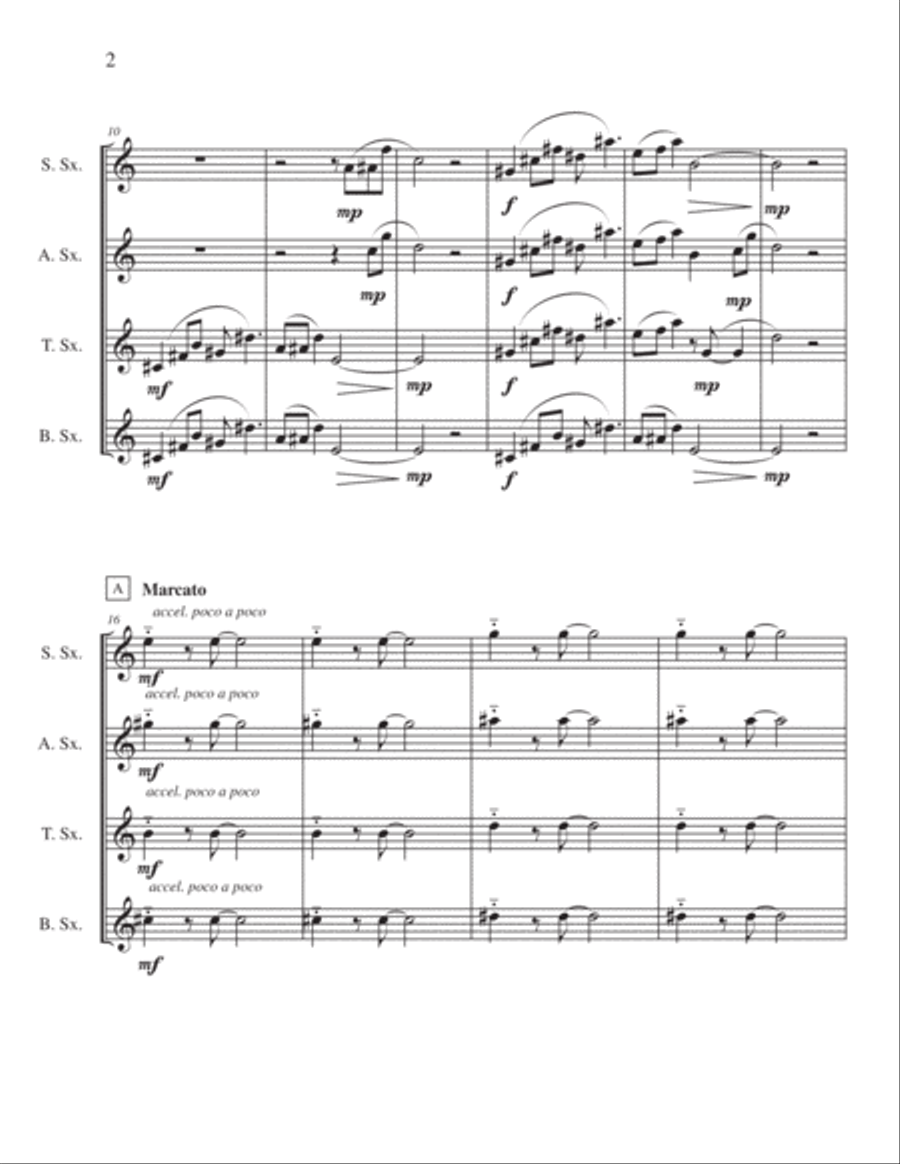 Earning the Muse Saxophone Solo scores gallery preview page 2