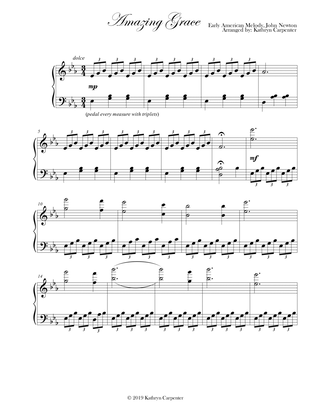 Amazing Grace (Piano, Level 5)