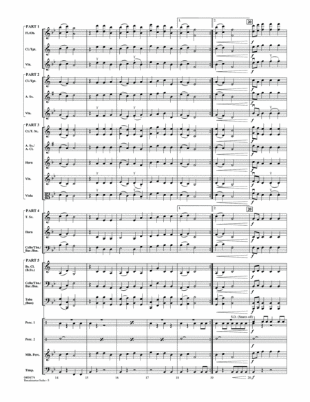 Renaissance Suite - Conductor Score (Full Score)