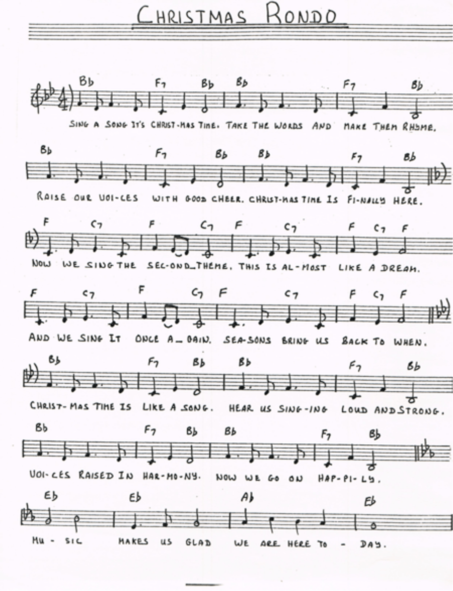 Christmas Rondo Small Ensemble scores gallery preview page 1