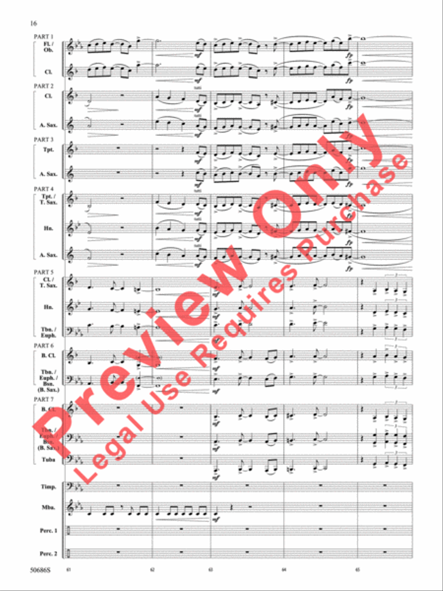 Tripwire Concert Band scores gallery preview page 17