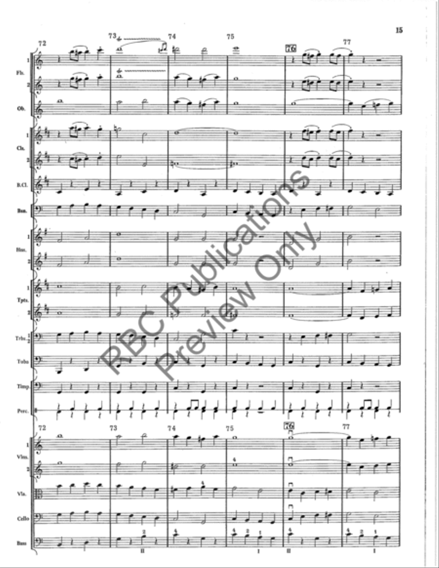 Tritsch Tratsch Polka Tritsch Tratsch Polka Full Orchestra scores gallery preview page 16