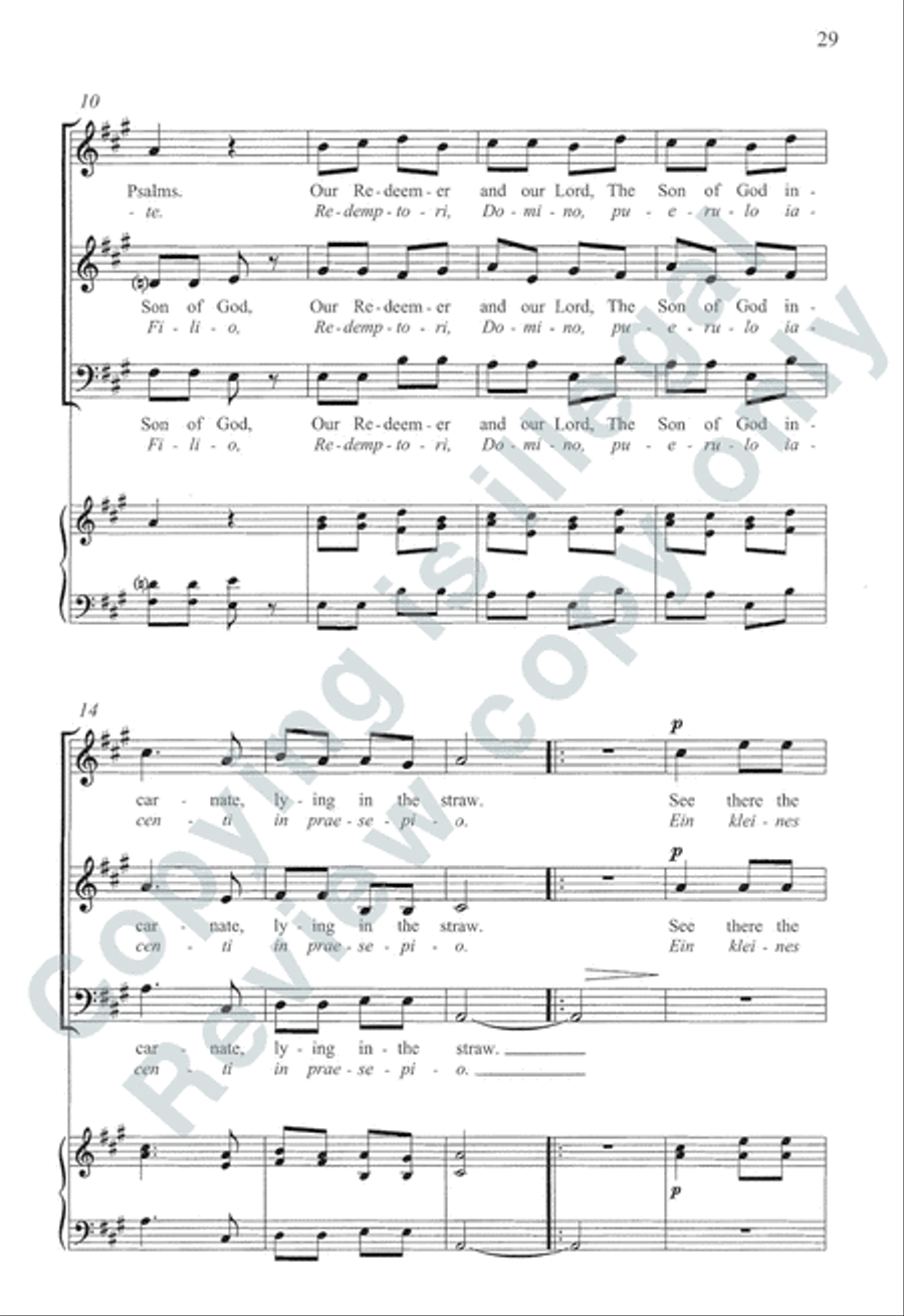 Somerset Anthem Books, Volume I (Advent & Christmas) 3-Part scores gallery preview page 30