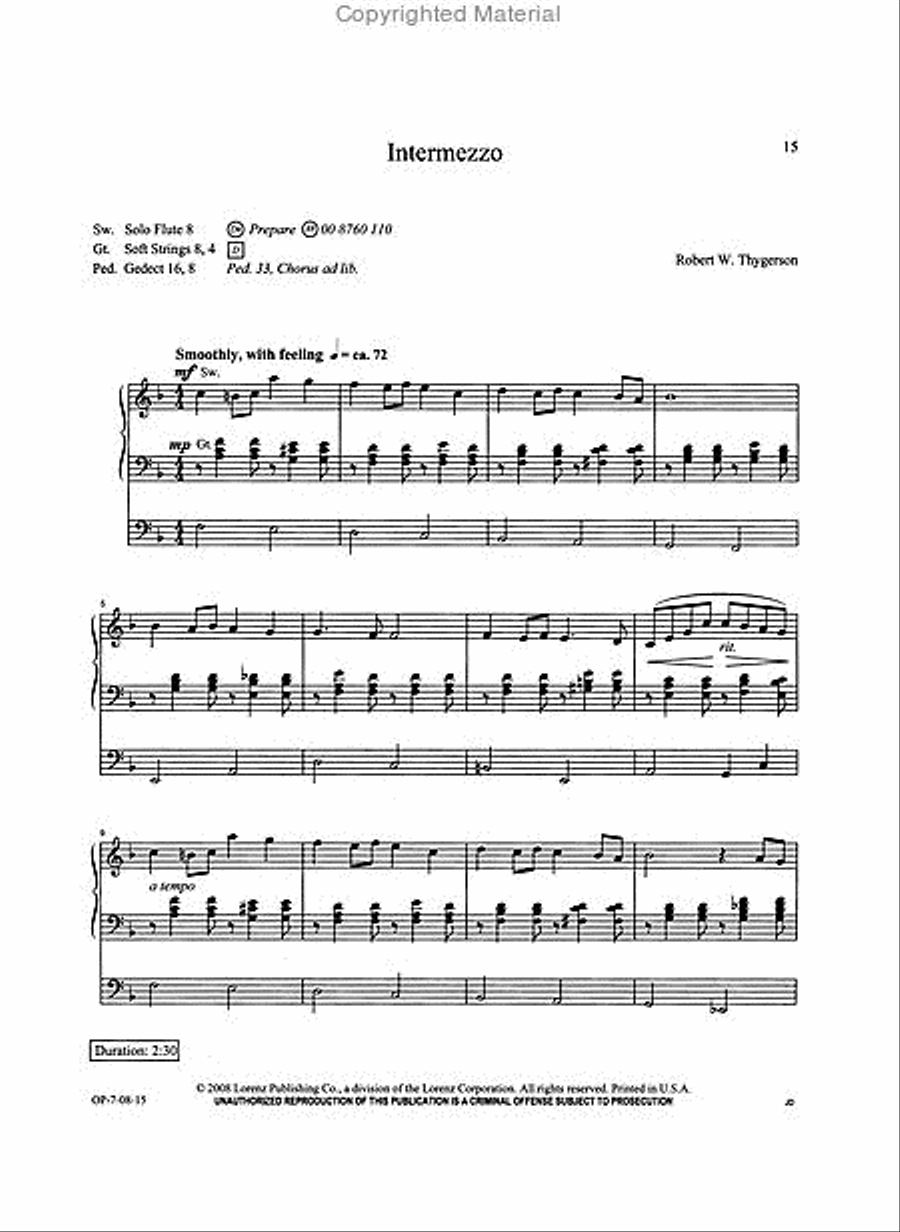 The Organist's Library, Vol. 45 Organ Solo scores gallery preview page 5