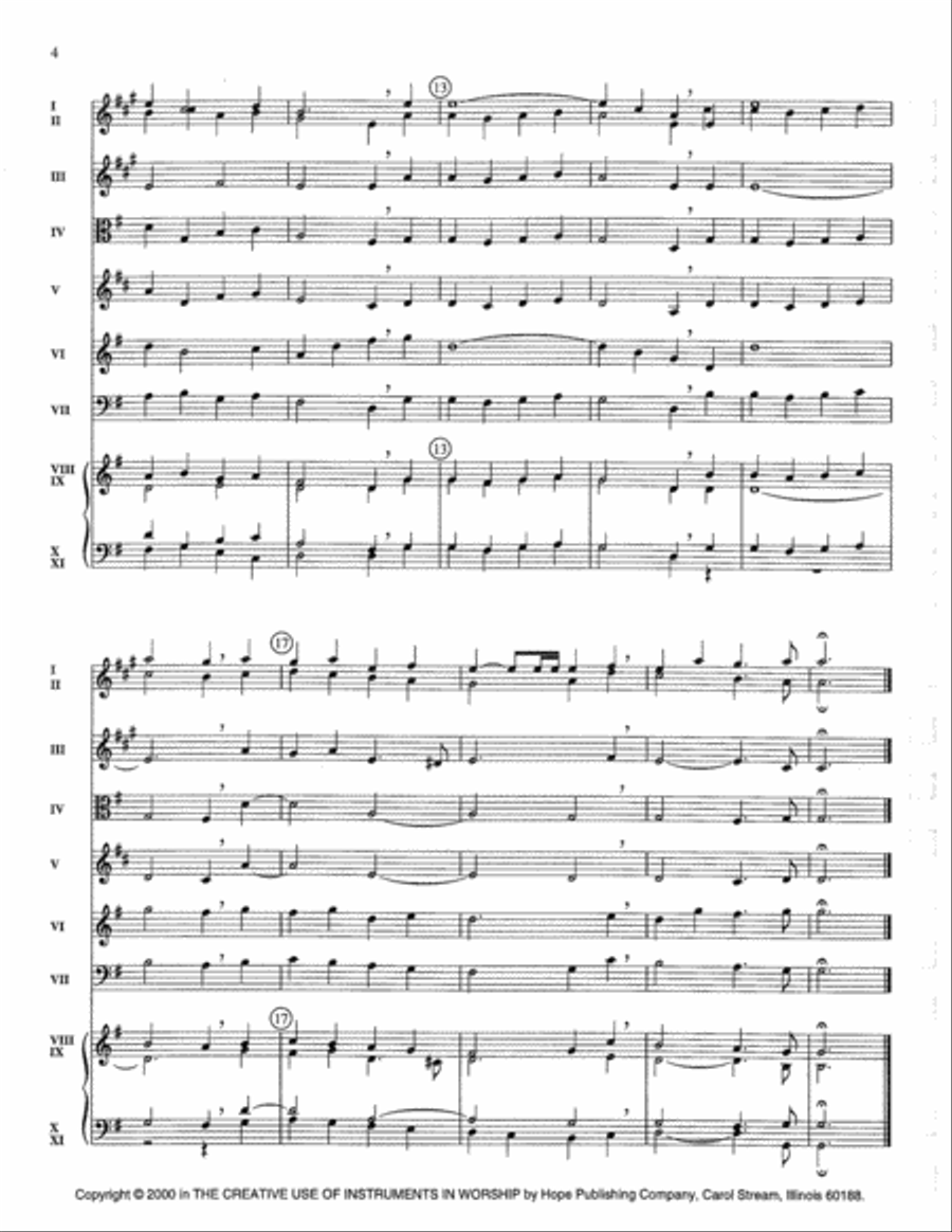 Creative Use of Instruments in Worship, The (Vol. 5) General Worship scores gallery preview page 4