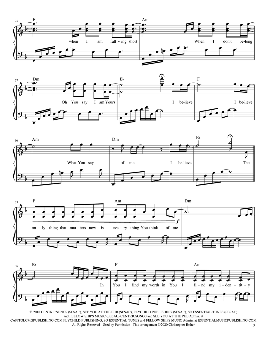 You Say You Say Piano, Vocal scores gallery preview page 3