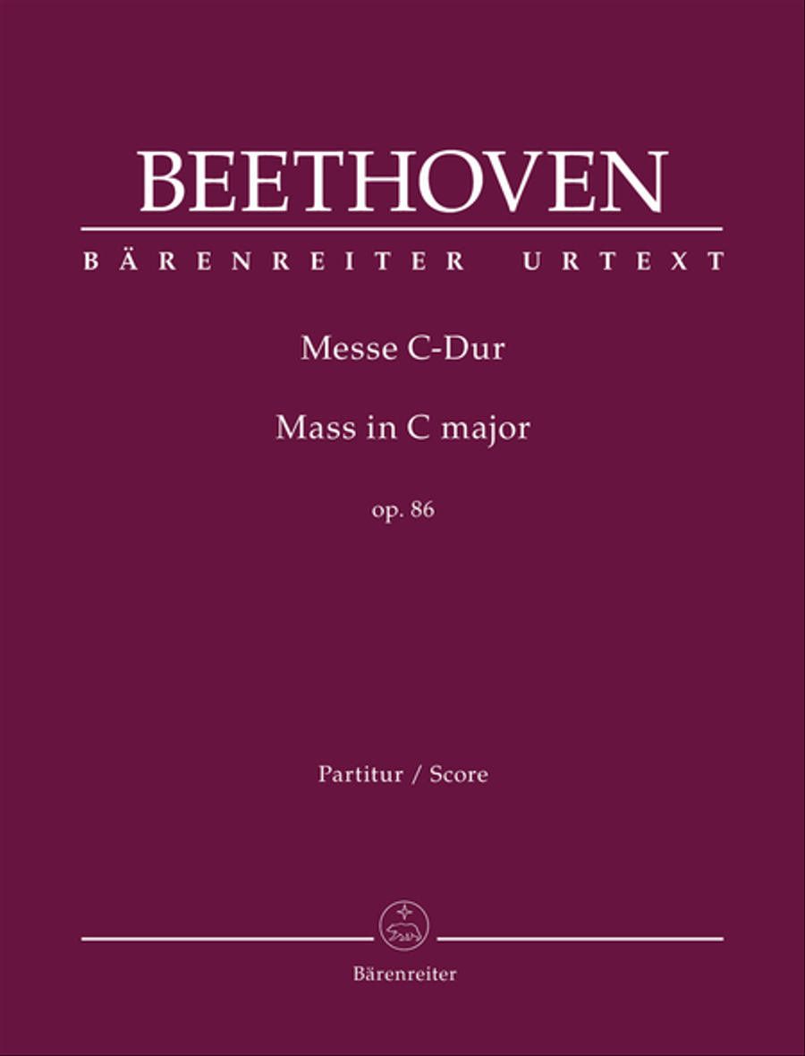 Mass C major op. 86 4-Part scores gallery preview page 1