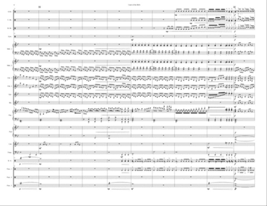 Carol of the Bells Carol of the Bells Percussion Ensemble scores gallery preview page 6