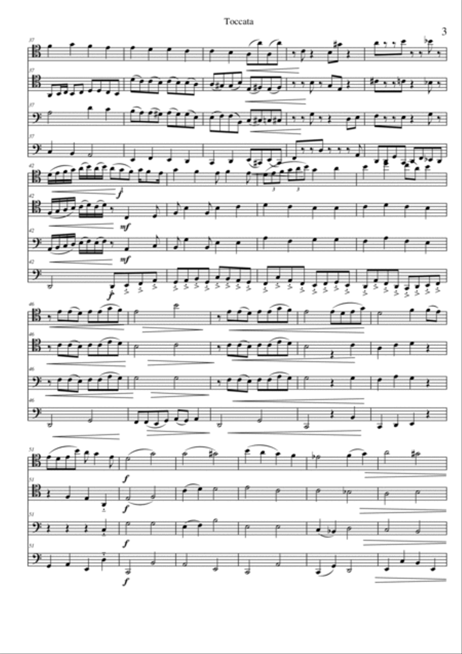 Bassoon Quartet in 3 movements Woodwind Quartet scores gallery preview page 3
