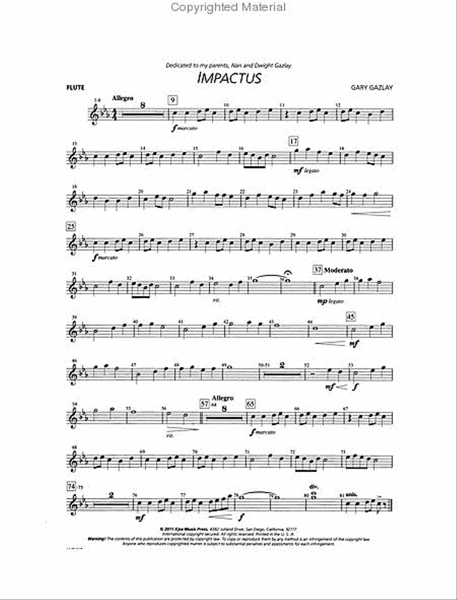 Impactus Impactus Concert Band scores gallery preview page 4