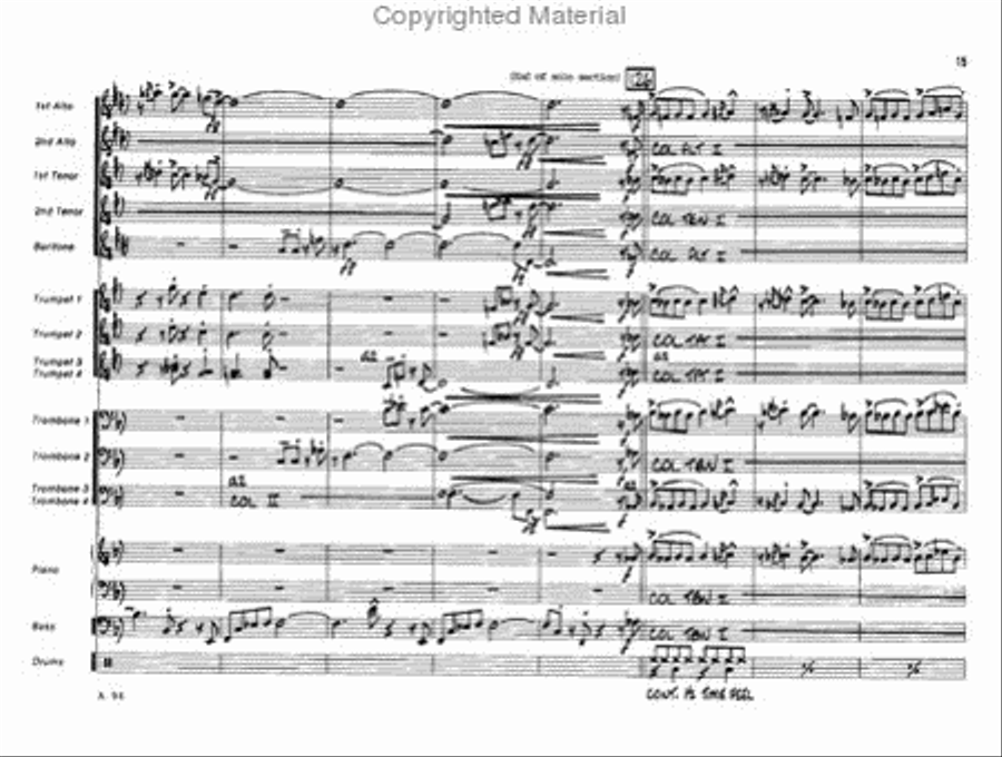 Storm Warning Storm Warning Jazz Ensemble scores gallery preview page 16