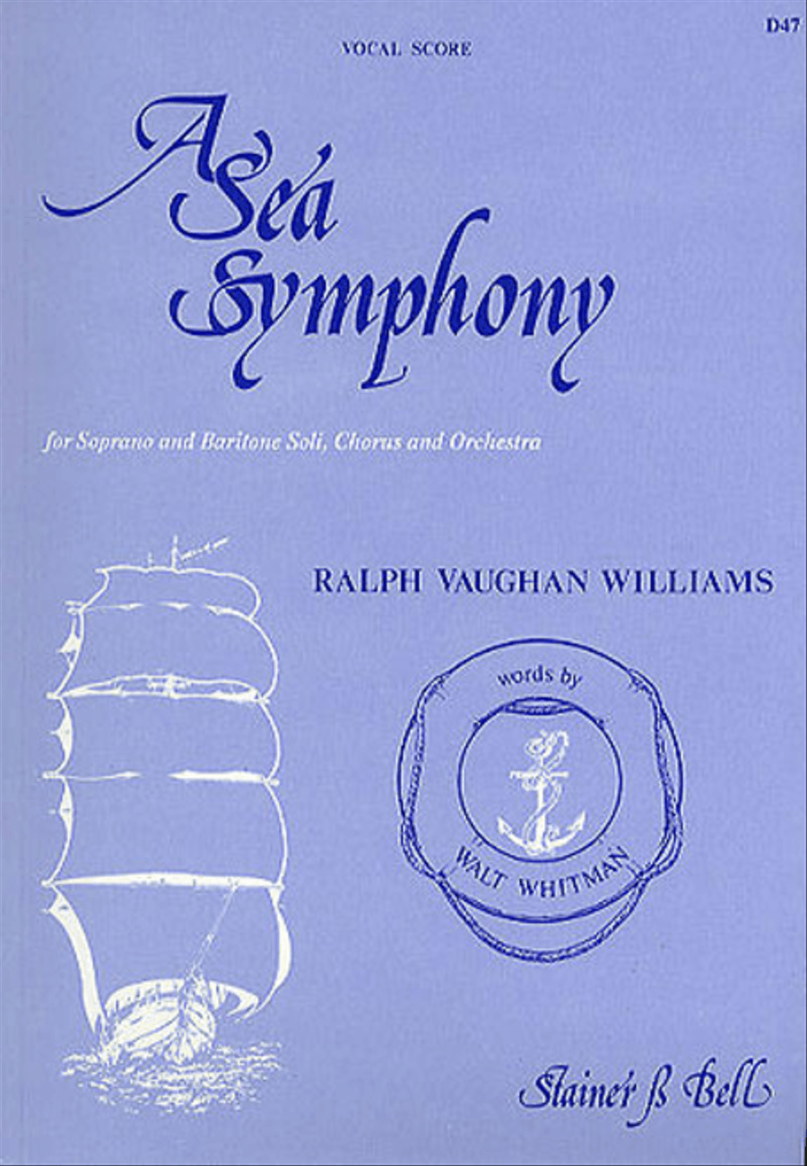 A Sea Symphony. Vocal Score NEW EDITION 4-Part scores gallery preview page 1