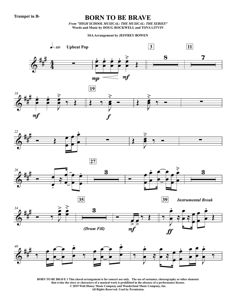 Born To Be Brave Concert Band scores gallery preview page 3