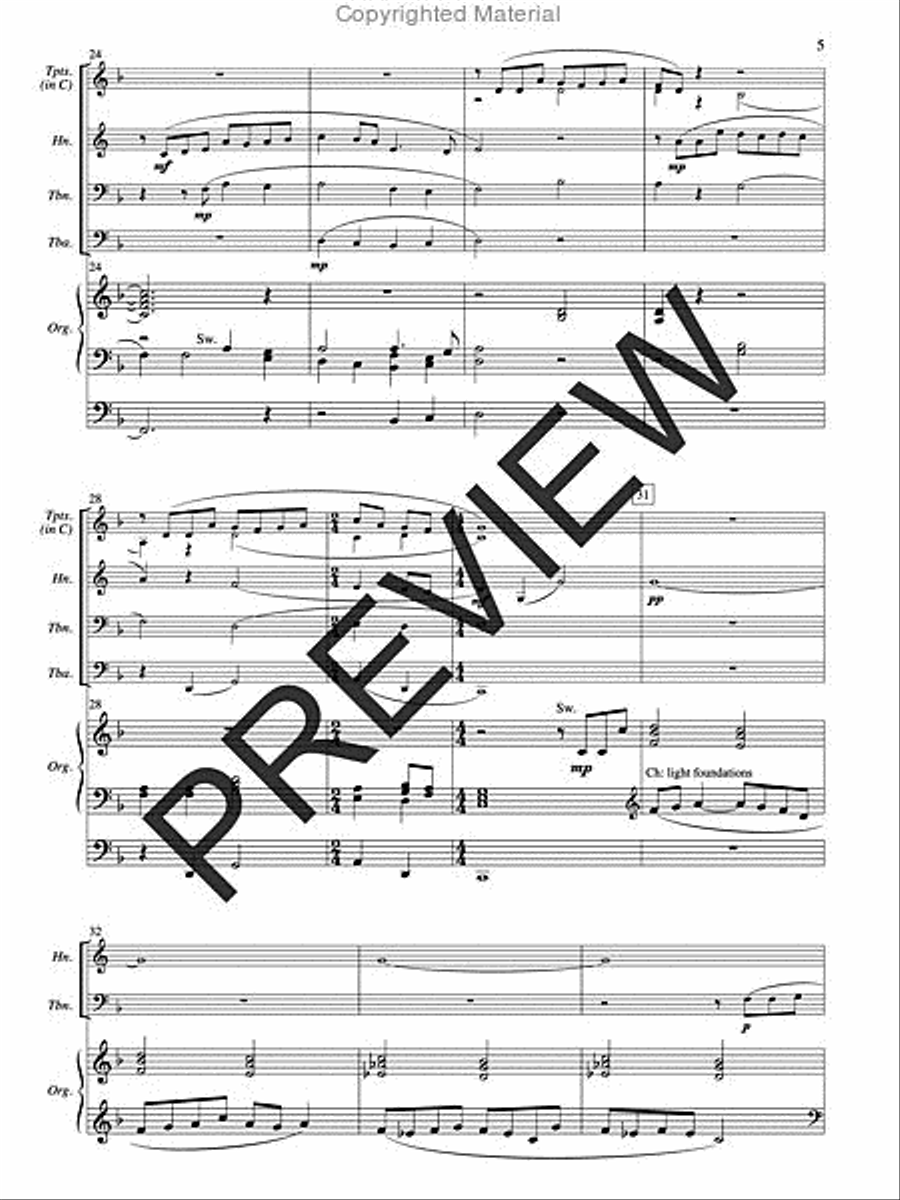 Meditation on Christ Our Passover Unison Choir scores gallery preview page 5