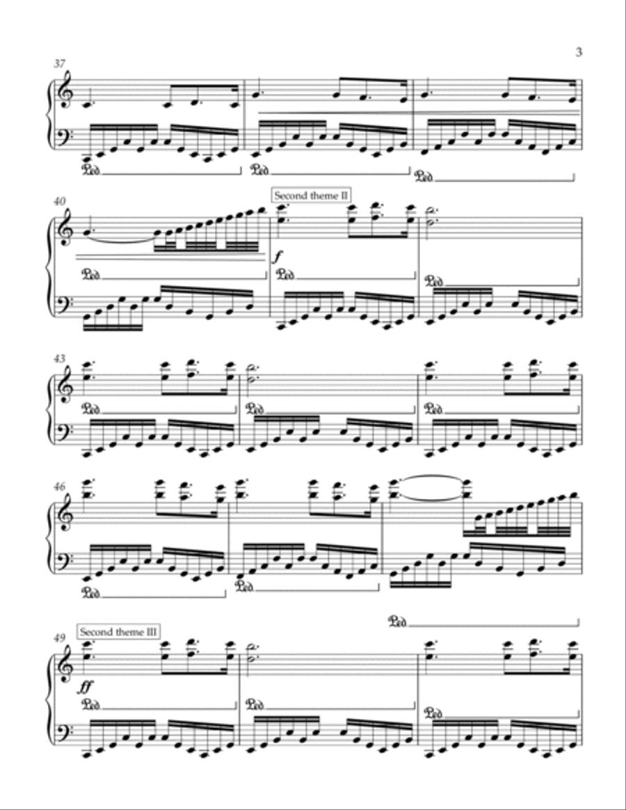 Dance in C Piano Solo scores gallery preview page 3